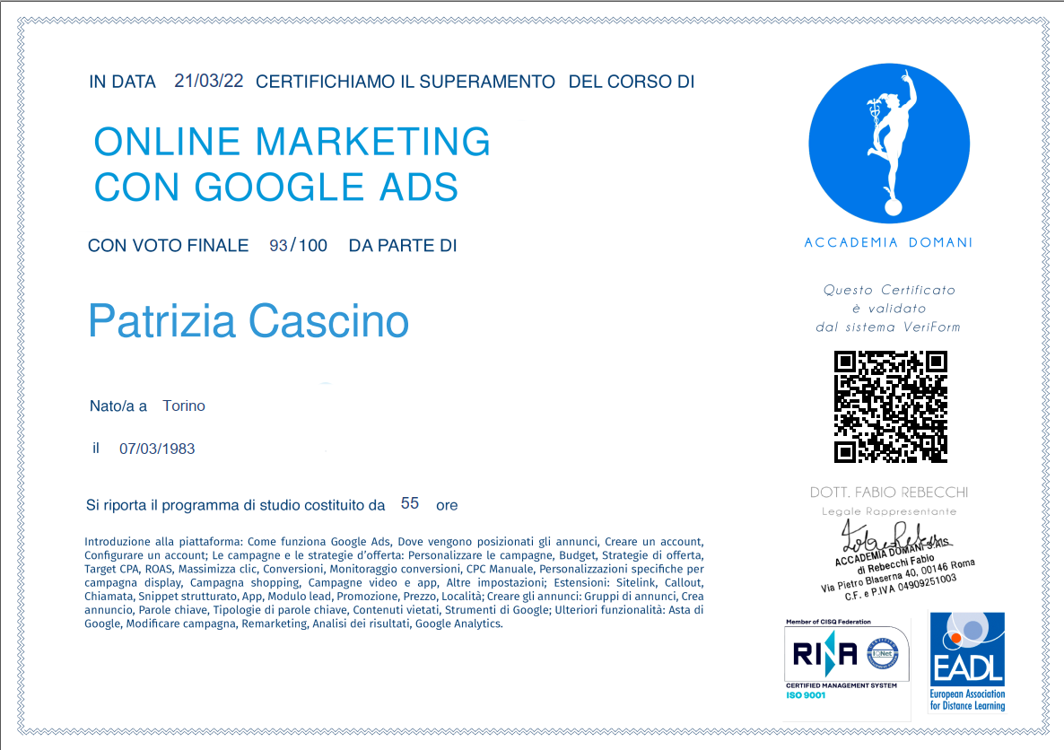 Chi siamo Google ADS