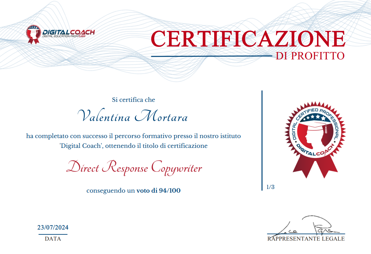 Chi siamo Direct Response Copywriter